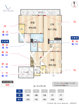 シャーメゾン紀寺AB B103 【奈良県京終】 の間取り図