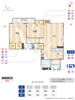 シャーメゾン　フェリシア豊里 101 【大阪府だいどう豊里駅】 の間取り図