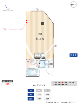 ミスズマンション 203 【東京都四谷三丁目駅】 の間取り図