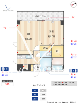 ラフィーネ今里 901 【大阪府今里駅】 の間取り図