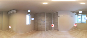 フォンテーヌ　ツルセ 206 【埼玉県鶴瀬駅】 の間取り図