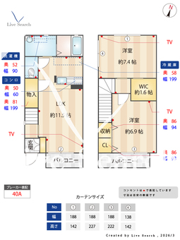 フラワーガーデン 101 【埼玉県ふじみ野駅】 の間取り図