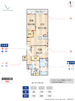 エスト山王(エストサンノウ)  202 【大阪府狭山】 の間取り図
