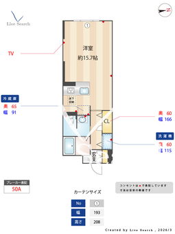 シャーメゾン　サワ・ヴィラージュ 106 【大阪府ＪＲ阪和線 美章園駅 】 の間取り図