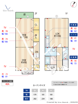 メゾン・ド・フォンテヌ 102 【愛知県名鉄名古屋本線　国府宮駅】 の間取り図