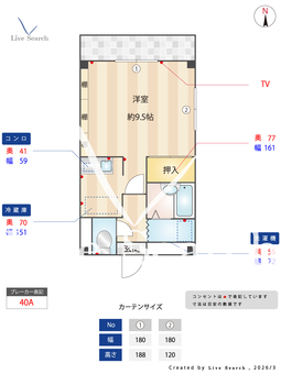 メルシー寿E 302 【愛知県名鉄名古屋本線　国府宮駅】 の間取り図