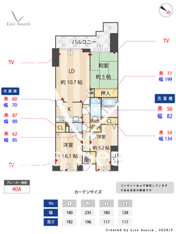 フラット三ツ沢公園 102 【神奈川県三ツ沢上町】 の間取り図