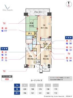 西新南パークホームズ 301 【福岡県藤崎駅】 の間取り図