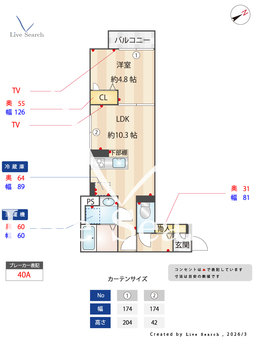 セレスティア鷺宮 202 【東京都鷺ノ宮】 の間取り図