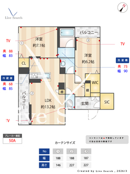 サンパティークM 301 【埼玉県上尾駅】 の間取り図