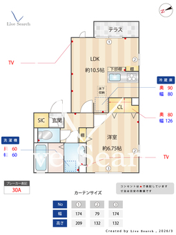 第3コスモスヴィラ 101 【神奈川県小田急電鉄小田原線　柿生駅　徒歩9分】 の間取り図