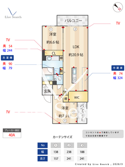 Aile Blanche 吹上 301 【愛知県吹上駅】 の間取り図
