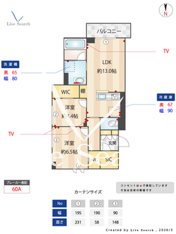 ラフィナート住吉 301 【栃木県宇都宮駅】 の間取り図