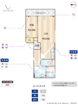 ソラーナ草加西町 202 【埼玉県草加駅】 の間取り図