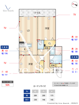 パーシモンB 101 【大阪府河内国分駅】 の間取り図