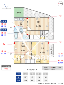 テラスハウス中谷 101 【東京都中板橋駅】 の間取り図