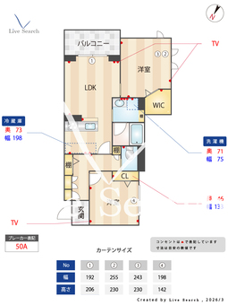 アヴニールふじみ野 201 【埼玉県上福岡駅】 の間取り図