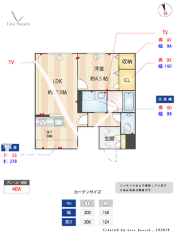 K＆MフォレストガーデンⅡ 102 【熊本県新水前寺駅】 の間取り図