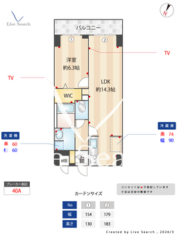 グランチェスタ 403 【埼玉県川越線　西大宮駅　徒歩19分】 の間取り図