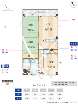 サンマリノ三苫 608 【福岡県三苫駅】 の間取り図