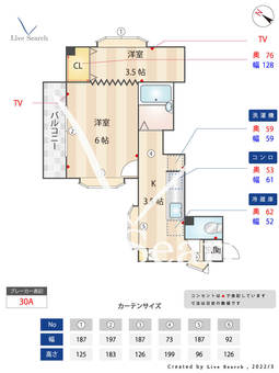 トリビュート薬院 205 【福岡県薬院駅】 の間取り図