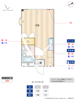 ジュネスアイ 101 【東京都稲城駅】 の間取り図
