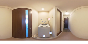 関西大学提携国際学生寮 KU I-House（ケーユー・アイハウス）B棟 306 【大阪府阪急千里線「関大前」駅徒歩約9分／北大阪急行線「緑地公園」駅徒歩約9分】 の間取り図