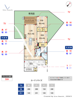 ビレッジズシャーメゾン 6 【大阪府羽衣駅】 の間取り図