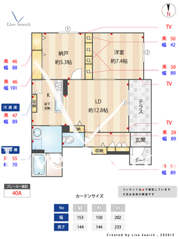 グランディール金剛 102 【大阪府大阪狭山市駅】 の間取り図