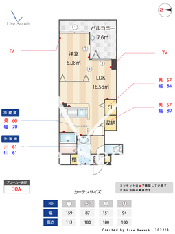 BEN千早弐番館 202 【福岡県千早駅】 の間取り図