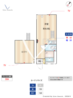 ピアチェーレ 103 【神奈川県妙蓮寺駅】 の間取り図