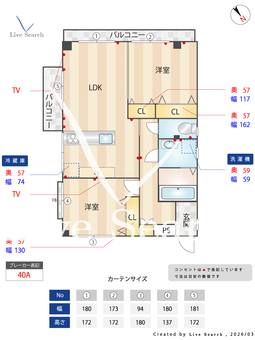 ハイラーク今井 201 【神奈川県相模原駅】 の間取り図