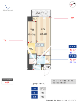 シュガーヒルズ大曽根テラス 503 【愛知県地下鉄名城線　ナゴヤドーム前矢田】 の間取り図
