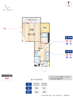 コート　アゼリア 201 【大阪府西田辺駅】 の間取り図