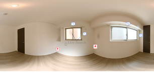 ククナ阿倍野 301 【大阪府河堀口駅】 の間取り図