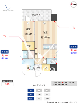 Alivis三国本町 904 【大阪府三国駅】 の間取り図