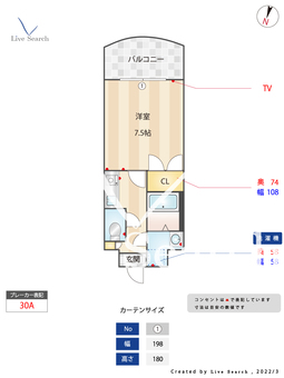 オリンピア竹下 402 【福岡県竹下駅】 の間取り図