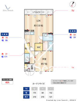 エスポワール神明 202 【埼玉県入間市駅】 の間取り図