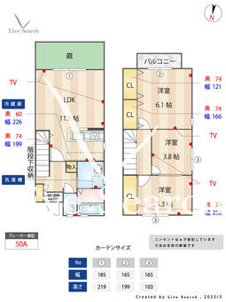 リントゥコト 102 【福岡県大橋駅】 の間取り図