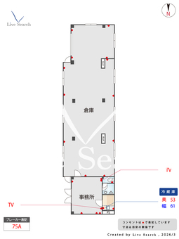 KTTビル 1 【東京都都営新宿線篠崎駅徒歩12分】 の間取り図