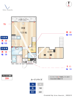 マーブル 201 【福岡県新飯塚駅】 の間取り図