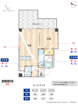 グランヒルズ中落合 402 【東京都下落合駅】 の間取り図