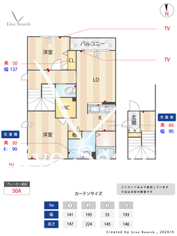 メゾンポステ中山 203 【兵庫県阪急電鉄阪急宝塚線 中山観音駅】 の間取り図