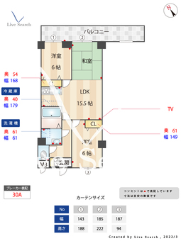 ヨーロピアン博多 303 【福岡県博多駅】 の間取り図
