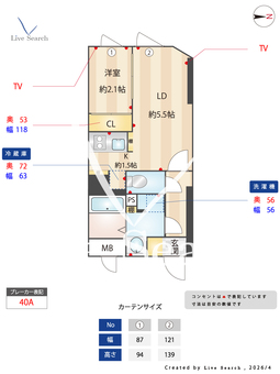 ES-Grande門前仲町デュオ 303 【東京都門前仲町】 の間取り図