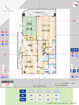アクシオン城南 305 【福岡県七隈駅】 の間取り図