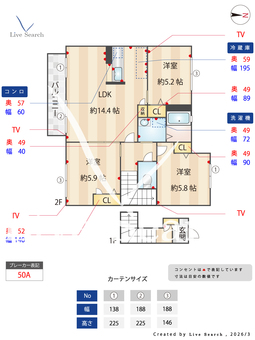 コンフォート東福寺A・C C202 【奈良県法隆寺】 の間取り図