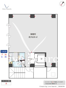 クローバー青山・one 3 【東京都青山一丁目】 の間取り図