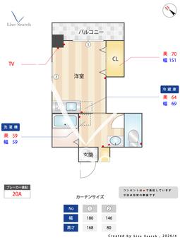 レジデンス博多 702 【福岡県西鉄天神駅】 の間取り図