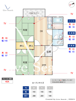 フレグランスI 203 【和歌山県海南駅】 の間取り図